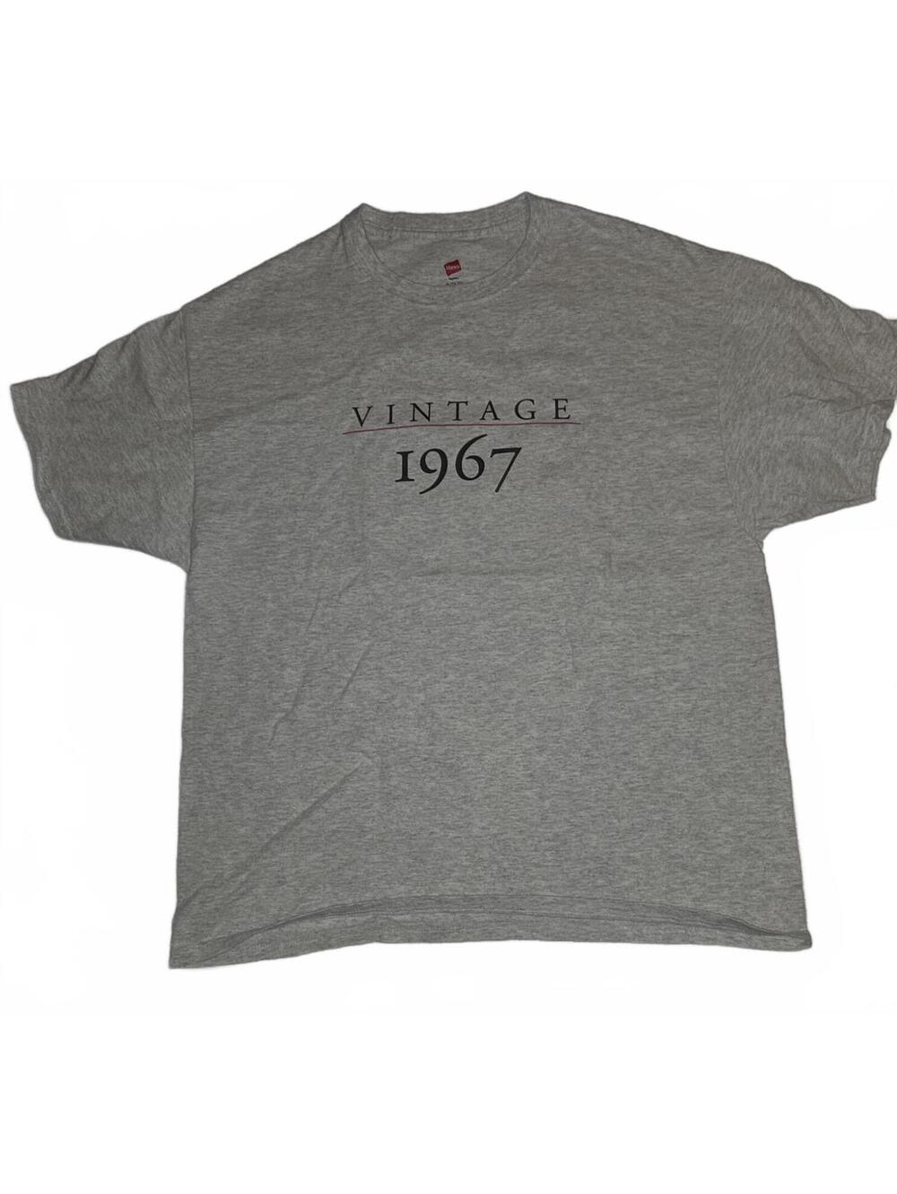Hanes Gray Vintage 1967 Graphic T-Shirt XL